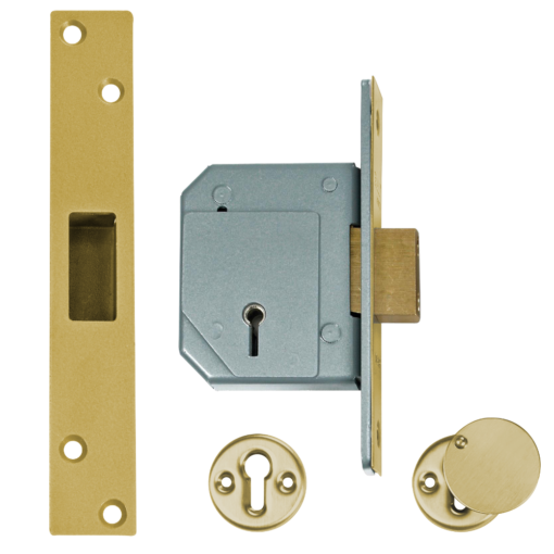 UNION C-Series 3G114 5 Lever Deadlock - 67mm PB KD Boxed