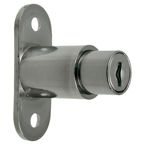 L&F 5862 Sliding Door Lock - 24mm NP KD Bagged