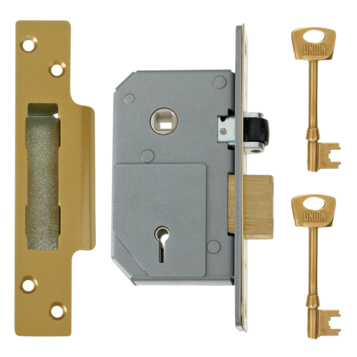 UNION C-Series 3K74 5 Lever Sashlock - 67mm PB KD Boxed