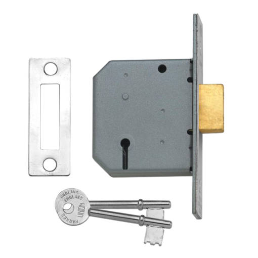 UNION 2177 3 Lever Deadlock - 64mm SC KD Visi