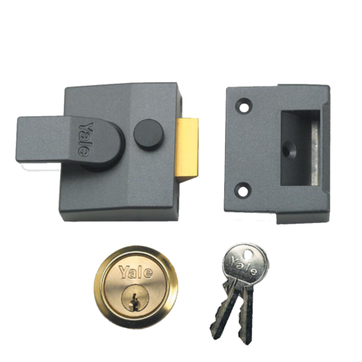 YALE 84 & 88 Non-Deadlocking Nightlatch - 40mm DMG with PB Cylinder Visi (84)