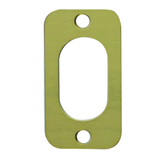 UNION 53035 Front Fix Oval Escutcheon - PL (Single)