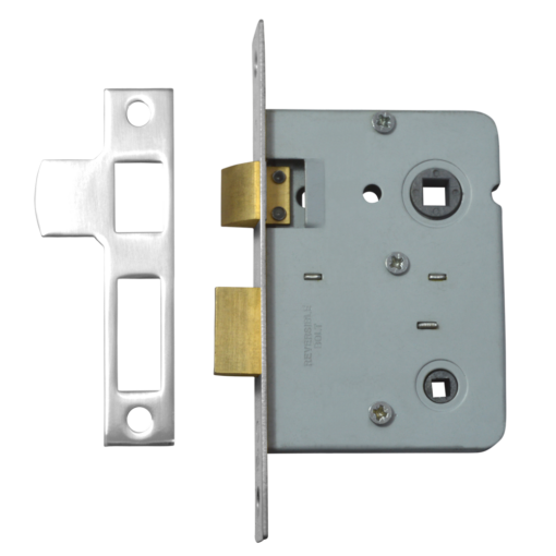 Legge 3751 Mortice Bathroom Lock - 75mm NP Bagged