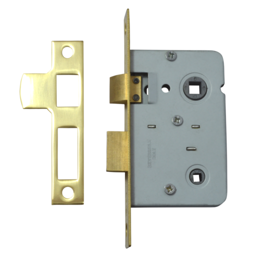 Legge 3751 Mortice Bathroom Lock - 64mm PB Bagged