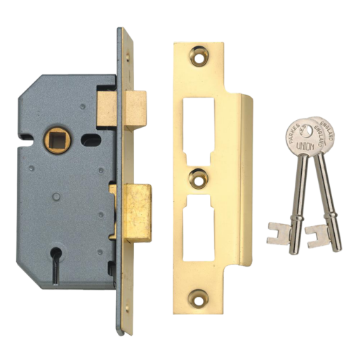 UNION 2277 3 Lever Sashlock - 50mm PL KD Boxed