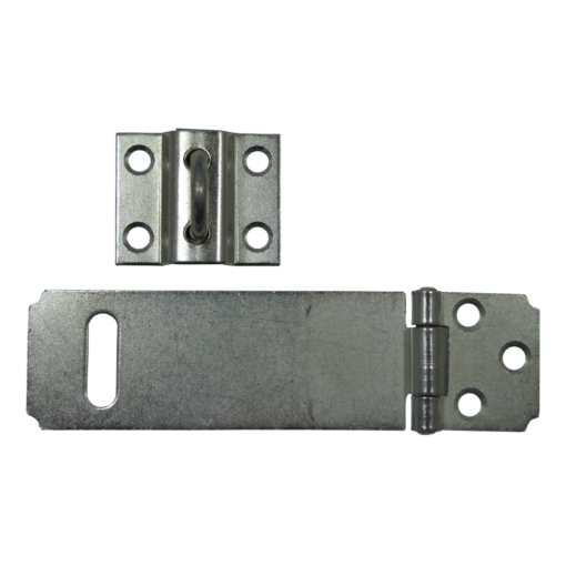 ASEC Safety Hasp & Staple - Galvanised - 115mm