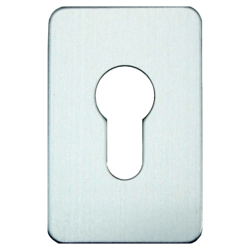 ASEC Self Adhesive 45mm x 70mm Euro Escutcheon - SS