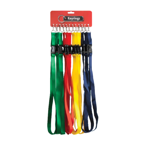 ASEC Assorted Coloured Lanyards - Assorted Coloured Lanyards