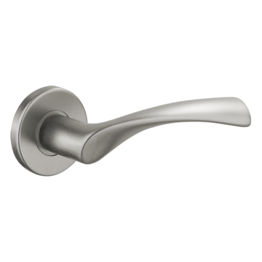 ASEC URBAN Seattle P5 Lever on Round Rose Door Furniture - Stainless Steel (Visi)