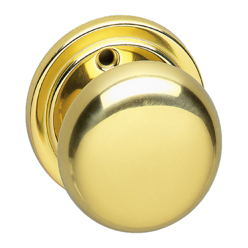 ASEC URBAN 52mm Mortice Knob - Polished Brass (Visi)