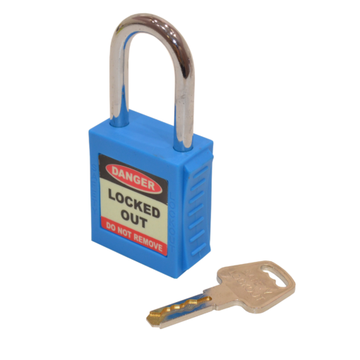 ASEC Safety Lockout Tagout Padlock - Blue