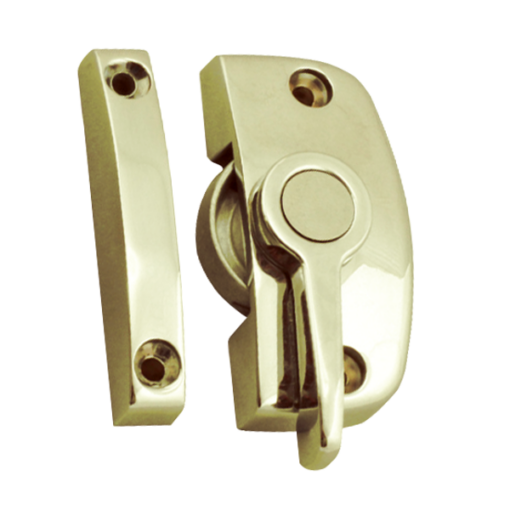 ASEC Window Pivot Lock - Gold Non-Locking With 8.5mm Keep