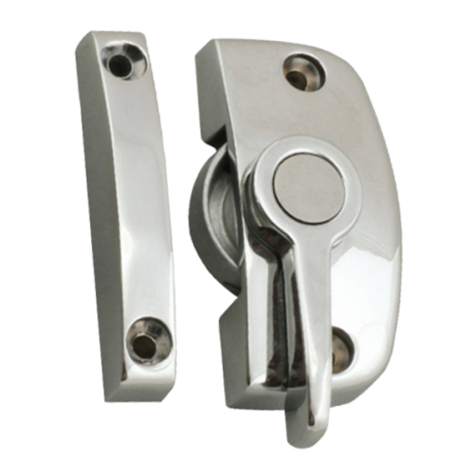 ASEC Window Pivot Lock - Chrome Non-Locking With 8.5mm Keep