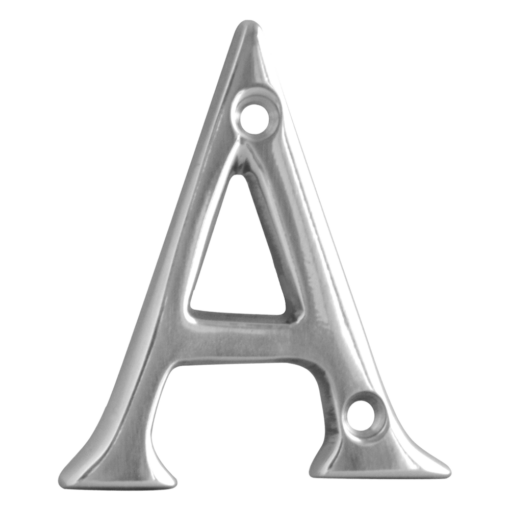 ASEC Metal Letters - 50mm CP `A`