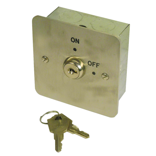 ASEC On/Off Key Switch - 1 Gang