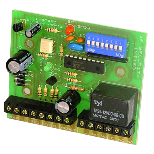 ASEC 12V/24V AC/DC Timer Relay - PCB Mounted