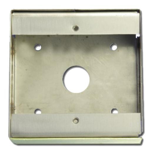 ASEC 28mm 1 Gang Surface Housing - Stainless Steel