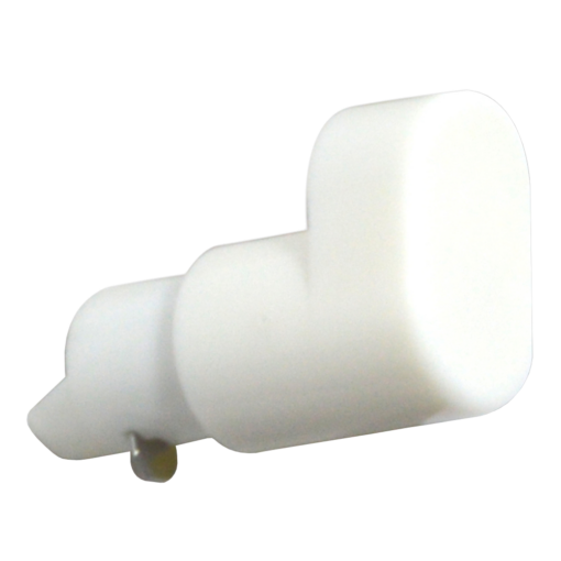 CHAMELEON Replacement Window Espag Handle Non-Locking Button - White