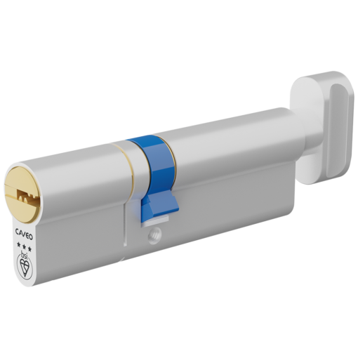 CAVEO TS007 3* Key & Turn Euro Dimple Cylinder - 95mm 40(Ext)/55 (35/10/50T) KD