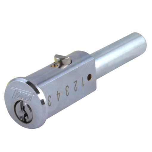 Tessi TCP6461 Round Cylinder Bullet Lock - 90mm NP KA