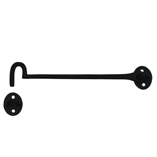 CROMPTON Black Cabin Hook - 254mm