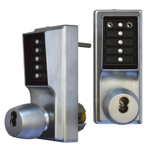 DORMAKABA EE1000 Series EE1021B Back To Back Digital Lock With Key Override On Both Sides - SC No Cylinder