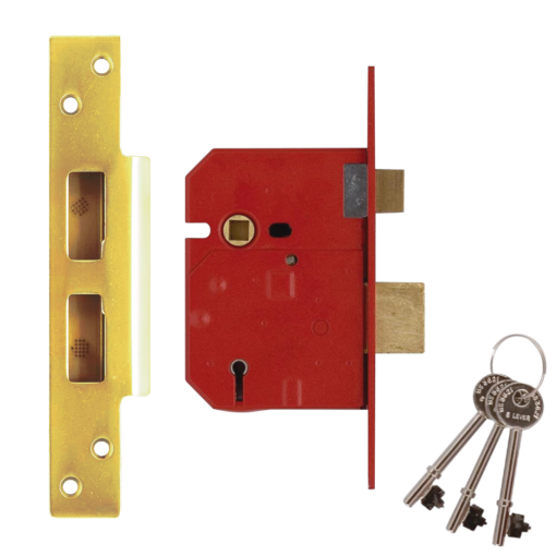 UNION 2234E BS 5 Lever Sashlock - 67mm PL KA Boxed