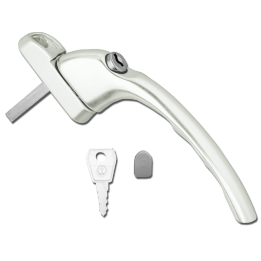 HOPPE Tokyo UPVC Espag Handle Inline ID237/1171 - White