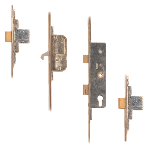 FULLEX SL16 Lever Operated Latch & Deadbolt Split Spindle - 2 Dead Bolt 1 Hook - 35/68 - 16mm Faceplate