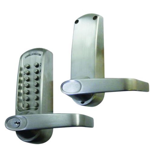 CODELOCKS CL620 Digital Lock With Mortice Lock & Cylinder - CL620 Without Passage Set