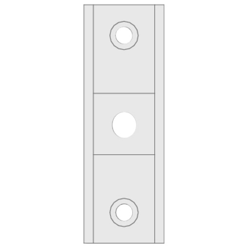 ADAMS RITE Backplate To Suit 5015 Deadlock - 5015 Backplate