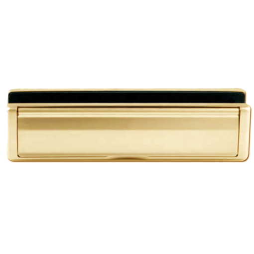 AVOCET Affinity UPVC Letter Box - 304mm Wide - Gold