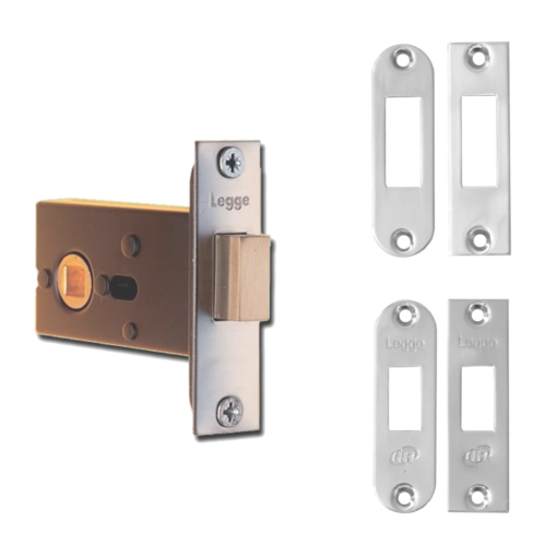 LEGGE B2512 Bathlock Deadbolt With 8mm Follower  - SS Boxed