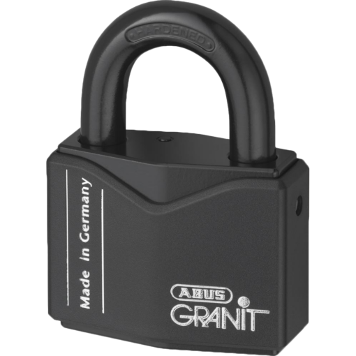 ABUS 37 Series Granit `Plus` Mechanism Solid Steel Rekeyable Open Shackle Padlock - 63mm KD 37RK/55 Boxed