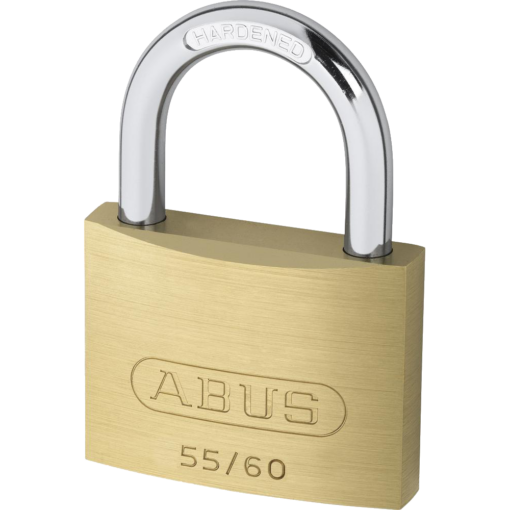 ABUS 55 Series Brass Open Shackle Padlock - 58mm KA (5601) 55/60 Boxed