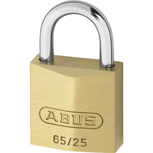 ABUS 65 Series Brass Open Shackle Padlock - 25mm KD 65/25 Boxed