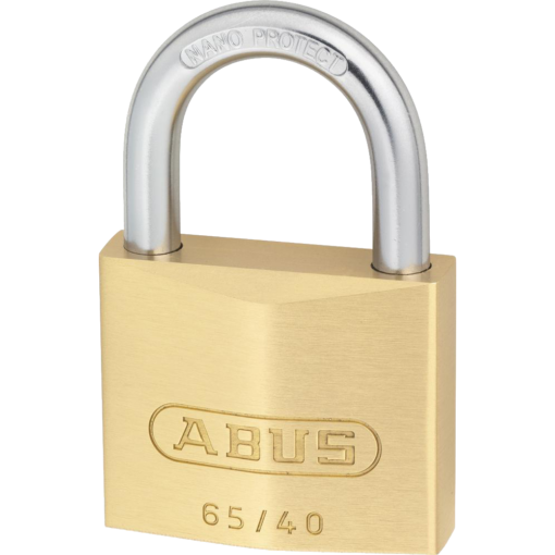 ABUS 65 Series Brass Open Shackle Padlock - 40mm KD 65/40 Boxed