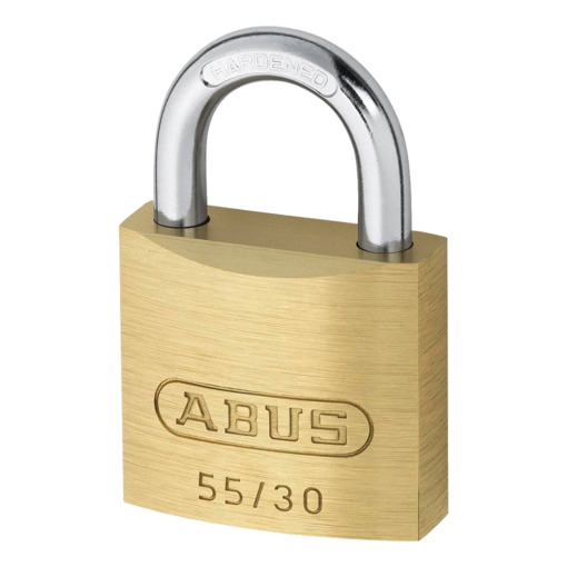 ABUS 55 Series Brass Open Shackle Padlock - 38mm KD 55/40 Boxed