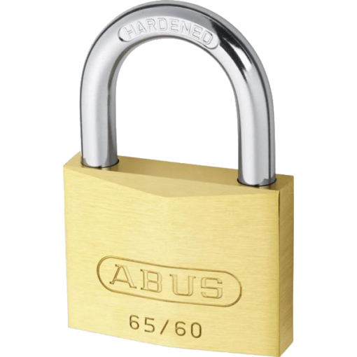 ABUS 65 Series Brass Open Shackle Padlock - 60mm KA (603) 65/60 Boxed