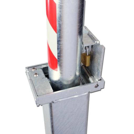 AUTOPA Retractapost Padlocked Retractable Parking Post - 500mm x 76mm