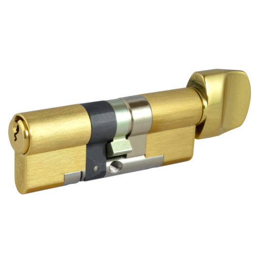 EVVA EPS 3* Anti-Snap Euro Key & Turn Cylinder KD 21B - 82mm 41(Ext)-T41 (36-10-T36) PB