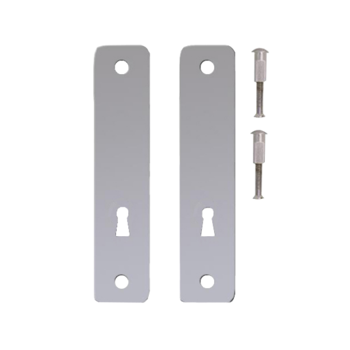 KICKSTOP 2300 230mm Lock Guard (50mm Wide) - Euro - Satin Silver