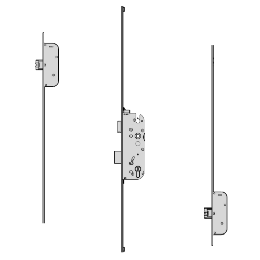 GU Secury Auto A2 1770 Multipoint Lock - 2 Deadlocks - 45/92 - 6-36037-44-0-1