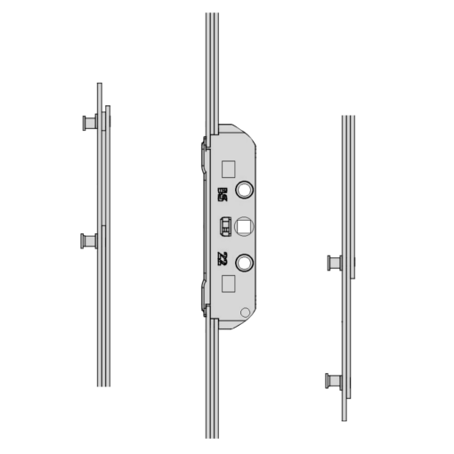 MACO GR RAIL Twin Espag Rod 20mm - 400mm - GR2 - 202694