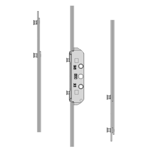 MACO GR RAIL Twin Espag Rod 20mm - 800mm - GR4 - 202696