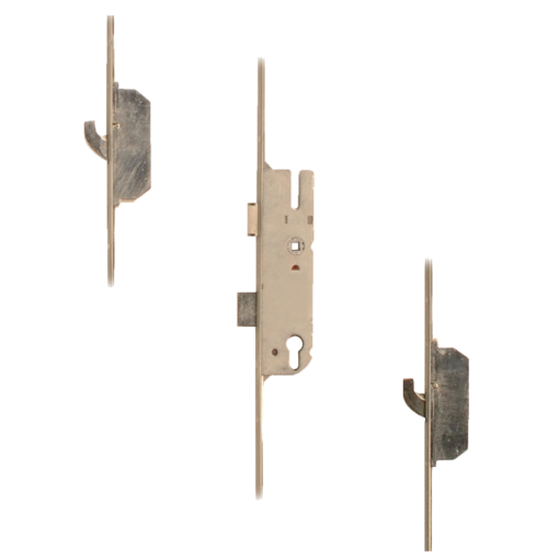 GU Lever Operated Latch & Deadbolt - 2 Hook - 45/92 - 16mm Faceplate