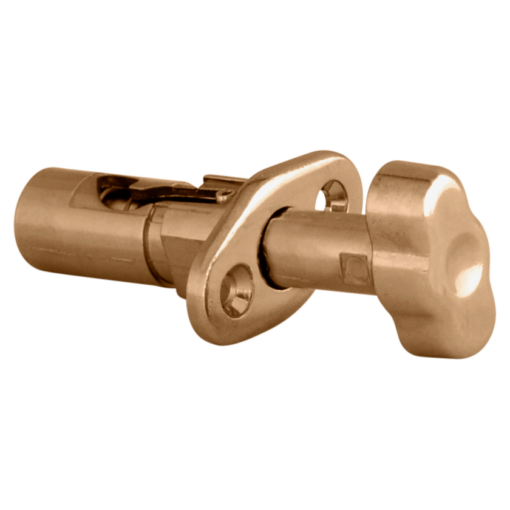 WINLOCK Patio Spring Bolt - 24mm Throw - Polished Brass