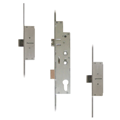 FULLEX Crimebeater 44mm Lever Operated Latch & Deadbolt Twin Spindle - 2 Dead Bolt - 45/92-62 - 44mm Faceplate