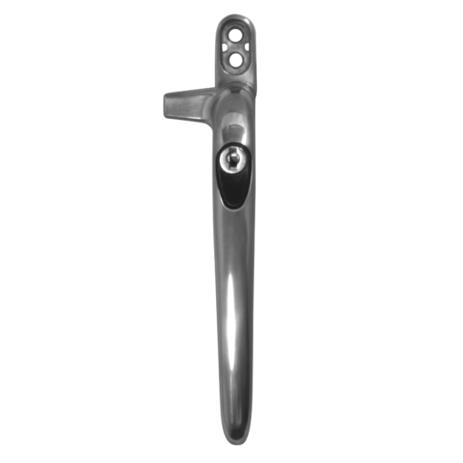 SECURISTYLE Virage Offset Cockspur Espag Handle - 9mm - RH - Locking - Silver