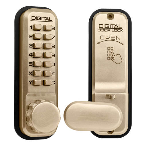 LOCKEY 2435 Series Digital Lock With Holdback - PB